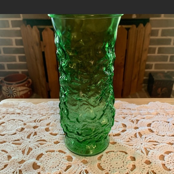 E.O. Brody Vintage 60's Green Glass Vase - Picture 4 of 6